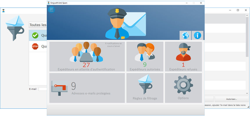 Logiciel Anti Spam 