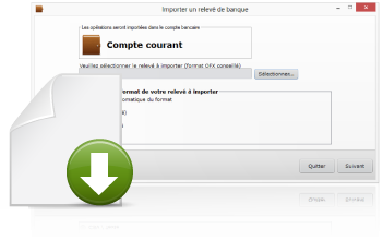Importer votre relevé bancaire dans le logiciel Comptabilité