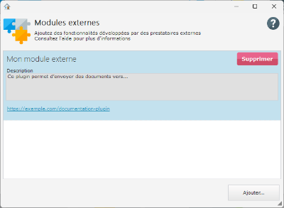 Modules externe pour le logiciel gestion locative