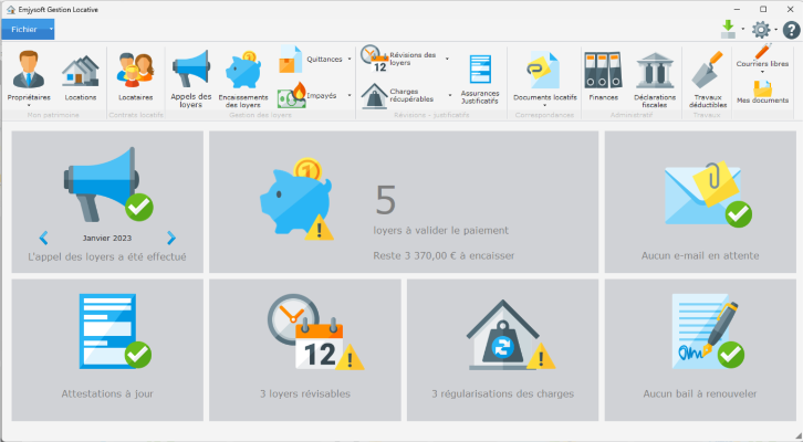 Gestion Locative v2024 : Le logiciel pour gérer seul de A à Z !