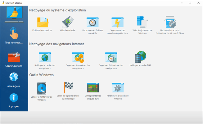 Logiciel de nettoyage du PC 