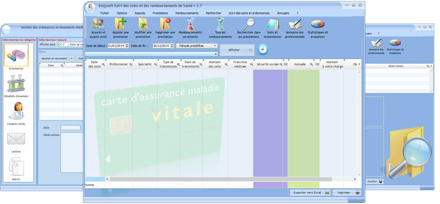 Logiciel de remboursement Sécurité Sociale 