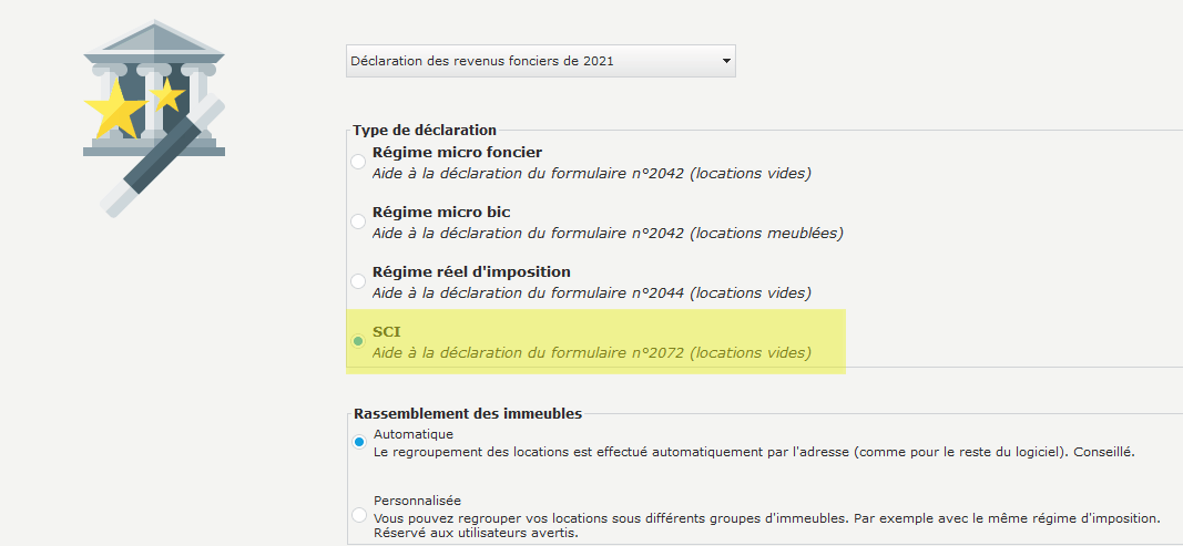 Régime de la SCI