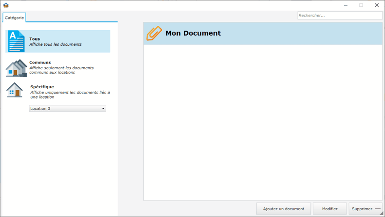 Stockage de vos documents locatifs