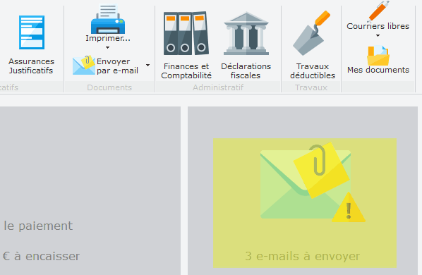 Nombre d&apos;e-mails en attente d&apos;envoi