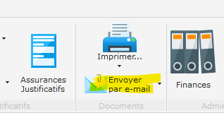 Envoyer par email une quittance de loyer