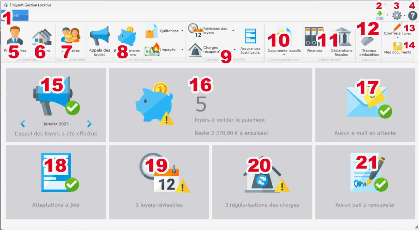 Gestion Locative v2024 : Le logiciel pour gérer seul de A à Z !