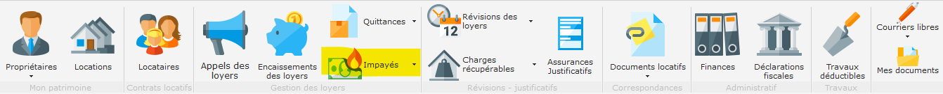 La gestion des loyers impayés dans le logiciel