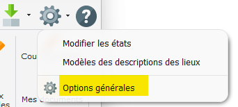 Option du logiciel Gestion Locative