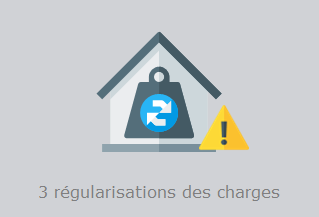 Rappel des charges à régulariser