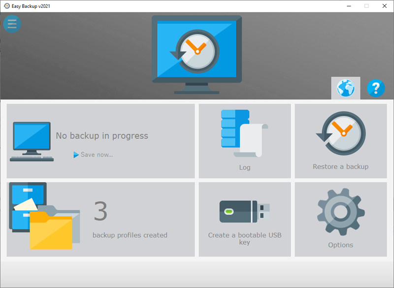 Emjysoft Easy Backup screenshot